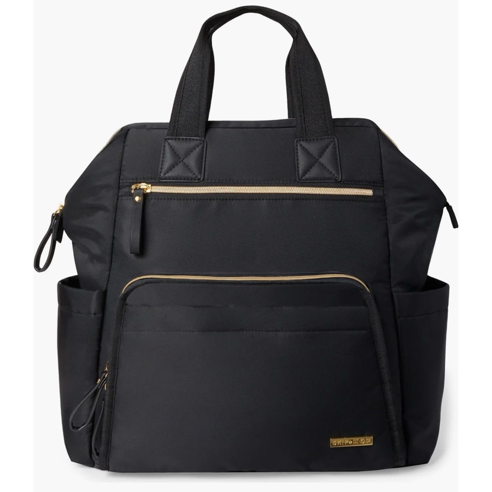 NWT Black Skip Hop Mainframe Wide Open Diaper Backpack